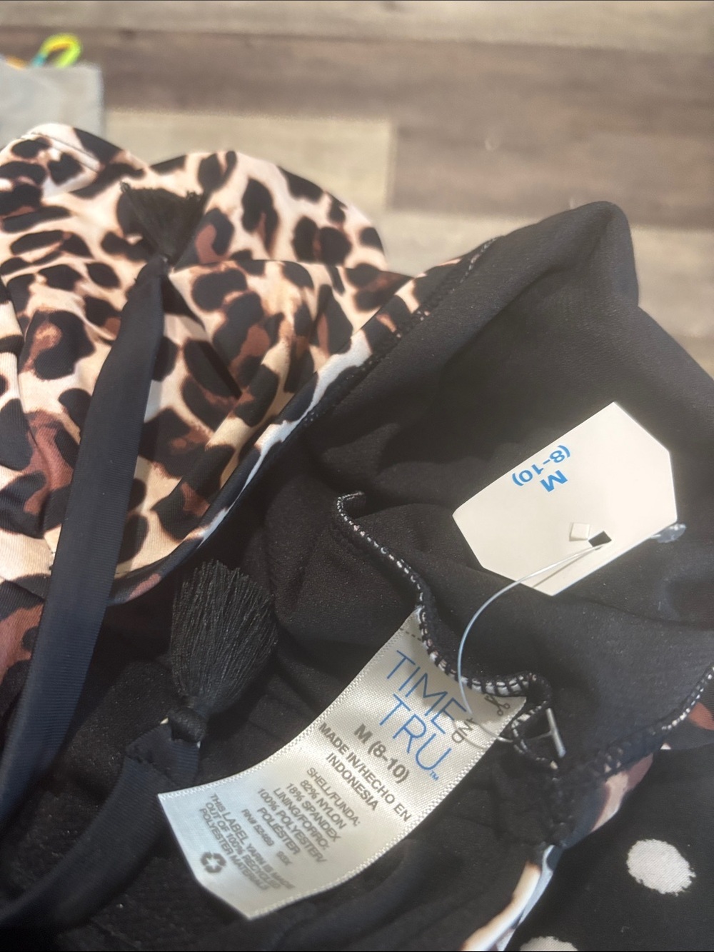 Time & Tru Leopard Swimsuit - Picture 3 of 3